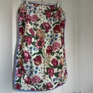 Veratex Vintage 1 Standard Pillowcase SHAM 80s 90s 1990s Floral quilted